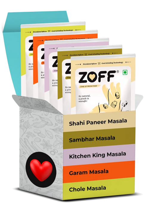 Zoff Starter Curry Spices Kit Combo Pack of 5