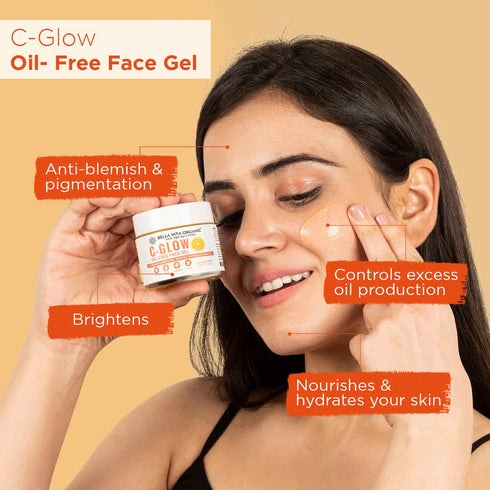 Bella Vita Organic C Glow Oil-Free Face Gel 50g