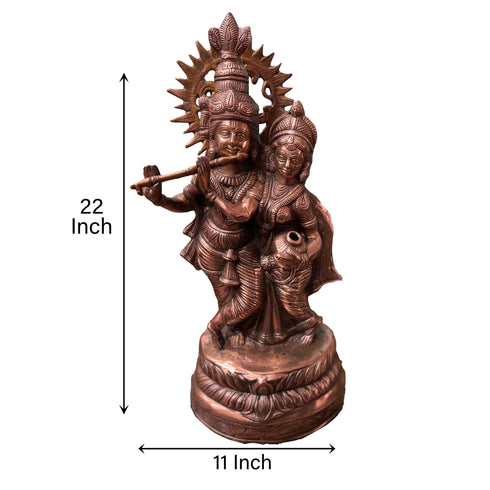 Bronze Radha Krishna