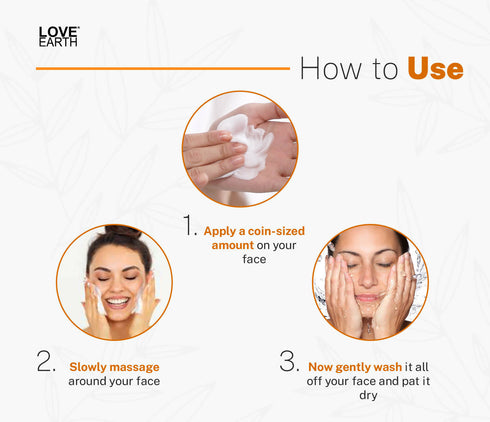 Love Earth Vitamin C and Glutathione Cream Scrub