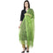 A R Silk Cotton square Regular Dupatta Parrot Green Color Dupatta or Chunni