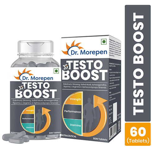 Dr. Morepen Natural And Pure SJ Resin and Testo Boost Tablets Combo