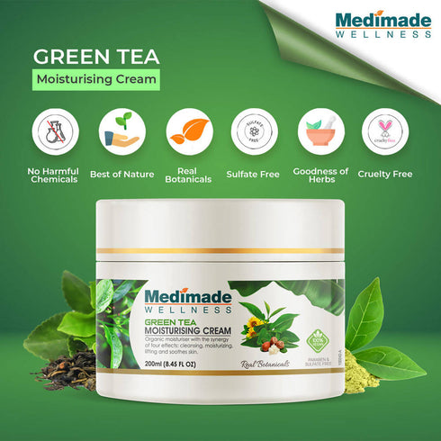 Medimade Wellness Green Tea Moisturising Cream