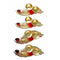 Leaf Shaped Haldi Kumkum Holder - 1 Piece