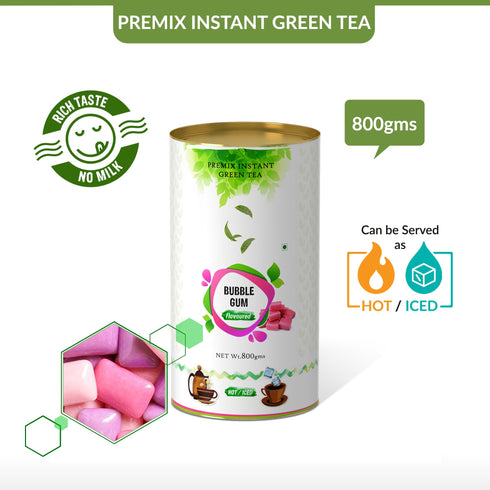 The Tea Planet Bubblegum Flavoured Instant Green Tea