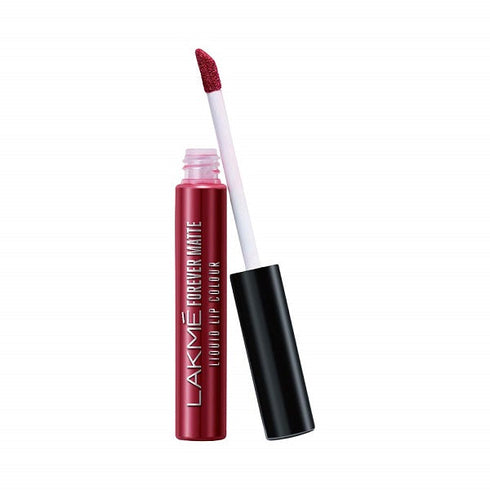 Lakme Forever Matte Liquid Lip Colour | Crimson Rose 5.6ml
