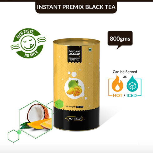 The Tea Planet Coconut Mango Flavoured Instant Black Tea