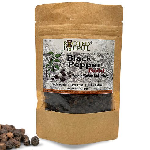 Rooted Peepul Black Pepper Whole | Kali Mirch
