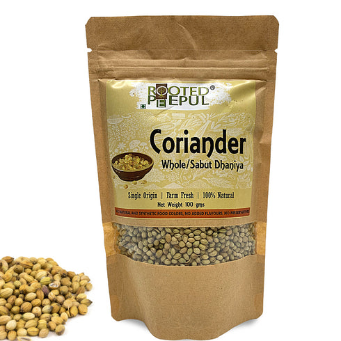 Rooted Peepul Coriander Whole | Dhaniya