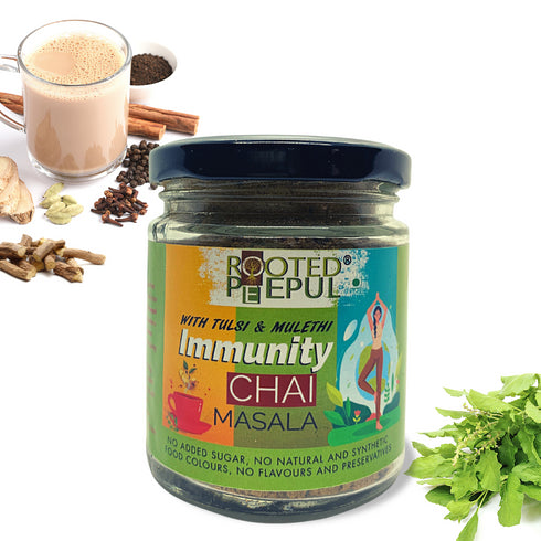 Rooted Peepul Immunity Chai Masala | 75 g