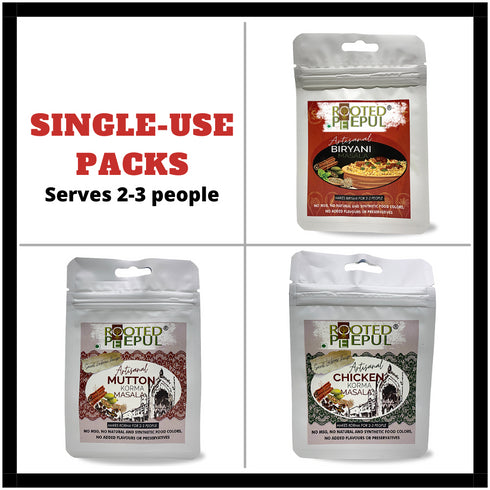 Rooted Peepul Chai Poha Combo Indori Poha Masala & Artisanal Chai Masala