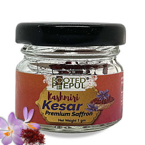 Rooted Peepul Kashmiri Kesar | Saffron 1g