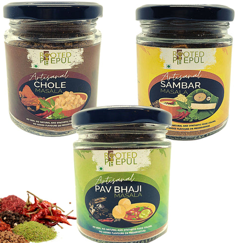 Rooted Peepul Sambar Masala | Pav Bhaji Masala | Chola Masala