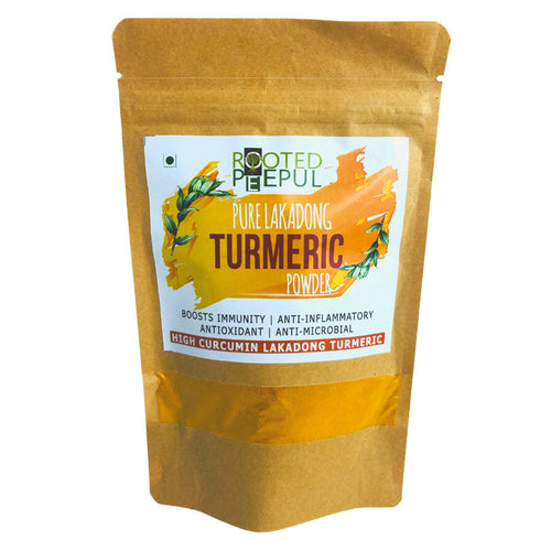 Rooted Peepul Pure Lakadong Turmeric Powder