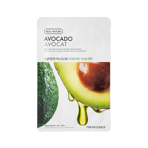 The Face Shop Real Nature Avocado Face Mask 20g