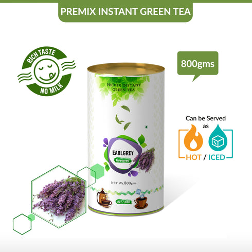 The Tea Planet Earl Grey Flavoured Instant Green Tea