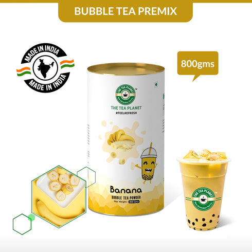 The Tea Planet Banana Bubble Tea Premix