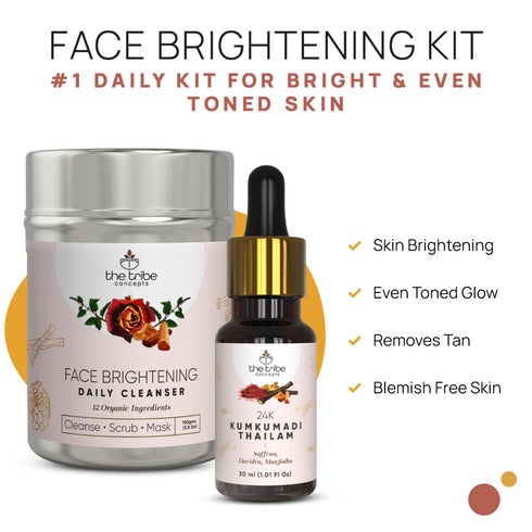 The Tribe Concepts Face Brightening Kit