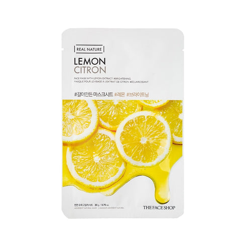 The Face Shop Real Nature Lemon Face Mask 20g
