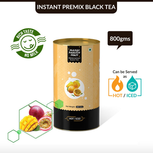 The Tea Planet Mango+Passion Fruit Flavoured Instant Black Tea