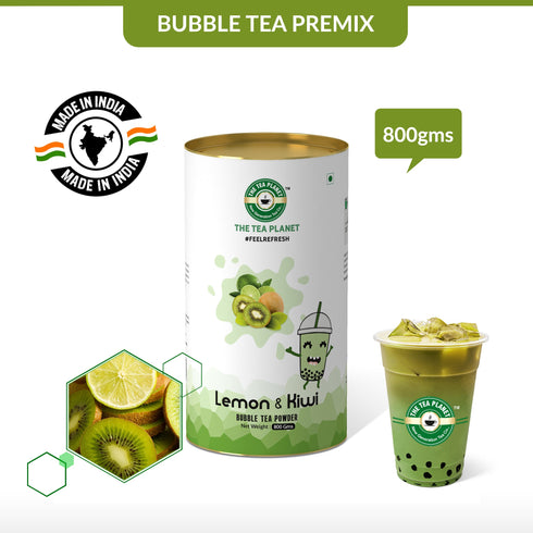The Tea Planet Lemon Kiwi Bubble Tea Premix