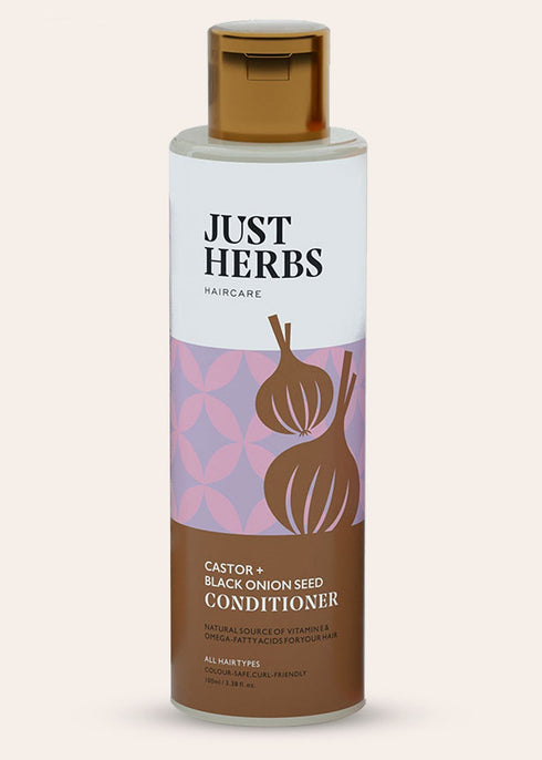 Just Herbs Castor & Black Onion Seed Conditioner 100ml