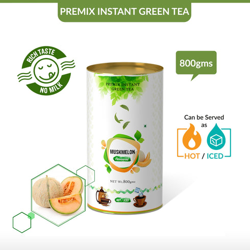The Tea Planet Muskmelon Flavoured Instant Green Tea