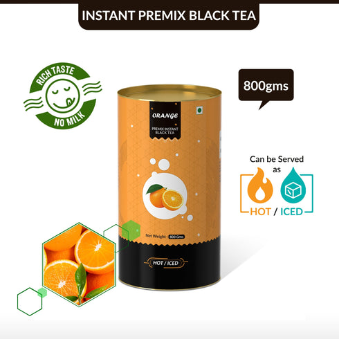 The Tea Planet Orange Flavoured Instant Black Tea