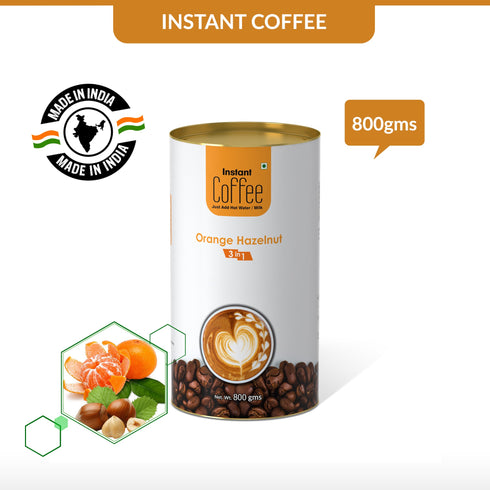 The Tea Planet Orange Hazelnut Coffee Premix (3 in 1)