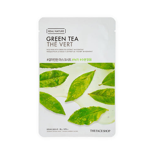 The Face Shop Real Nature Green Tea Face Mask 20g
