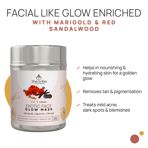 The Tribe Concepts Exotic Face Glow Mask - Ttc X Ashmita