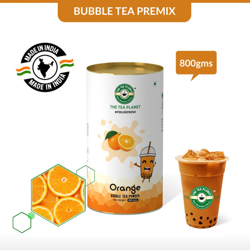 The Tea Planet Orange Bubble Tea Premix