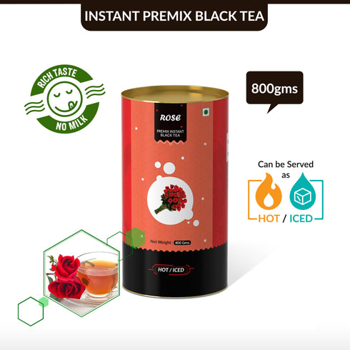 The Tea Planet Rose Flavoured Instant Black Tea