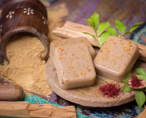 Sandal Wood And Saffron Soap Magic Soap