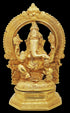 Brass Ganesh Ji God Idol Statue 3.26kg