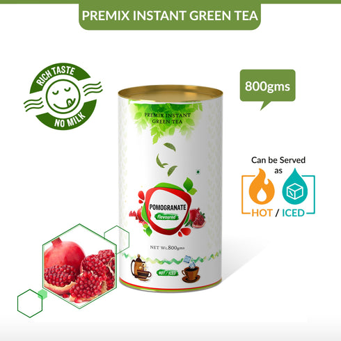 The Tea Planet Pomenegranate Flavoured Instant Green Tea