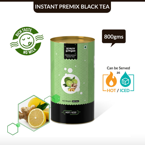 The Tea Planet Lemon Ginger Flavoured Instant Black Tea