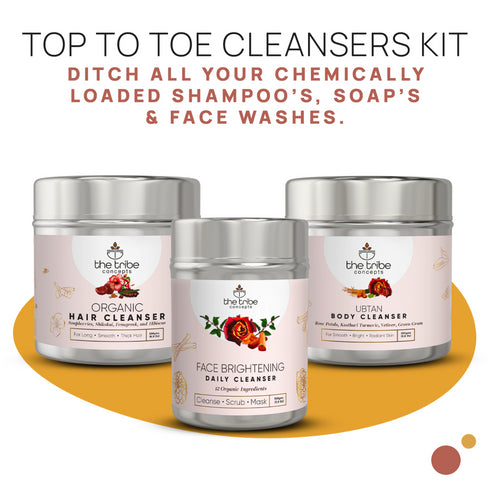 The Tribe Concepts Top-To-Toe Cleansers Kit