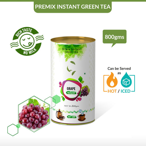 The Tea Planet Grape Flavoured Instant Green Tea
