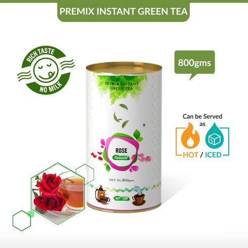 The Tea Planet Rose Flavoured Instant Green Tea