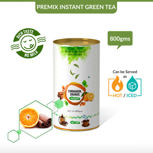 The Tea Planet Cinnamon Orange Flavoured Instant Green Tea