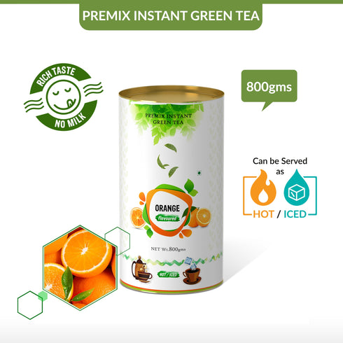 The Tea Planet Orange Flavoured Instant Green Tea