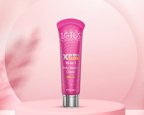 Lotus Xpress Glow Daily Beauty 10 In 1 Creme Spf 25 Royal Pearl
