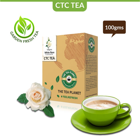 The Tea Planet White Rose Flavored CTC Tea