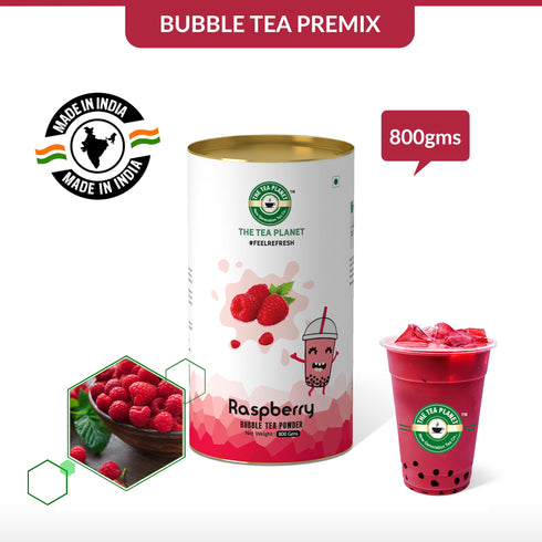 The Tea Planet Raspberry Bubble Tea Premix