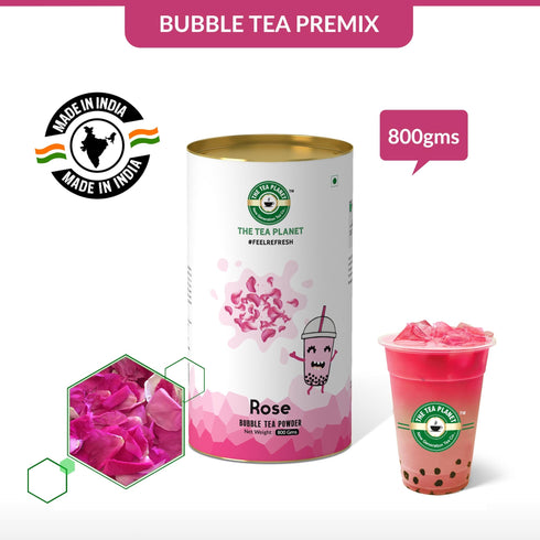The Tea Planet Rose Milk Bubble Tea Premix