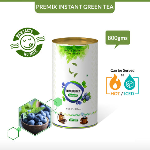 The Tea Planet Blueberry Flavoured Instant Green Tea