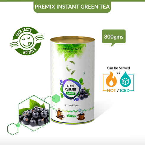 The Tea Planet Black Currant Flavoured Instant Green Tea