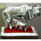 White Metal Silver Kamdhenu Cow And Calf