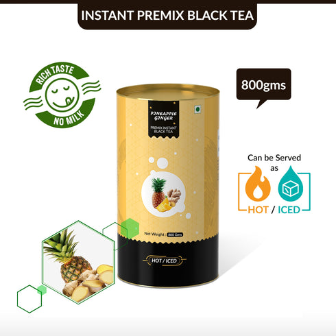 The Tea Planet Pineapple With Ginger Flavoured Instant Black Tea